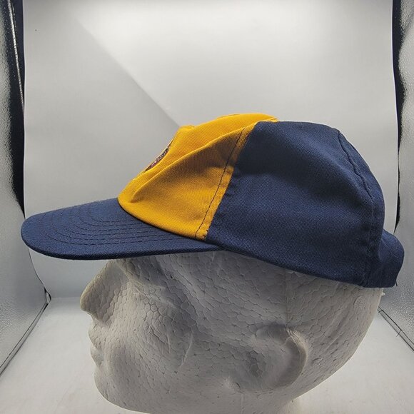Boy Scouts Wolf Cub Scout Blue Yellow Adjustable Hat Cap Casual Outdoors - Picture 2 of 8